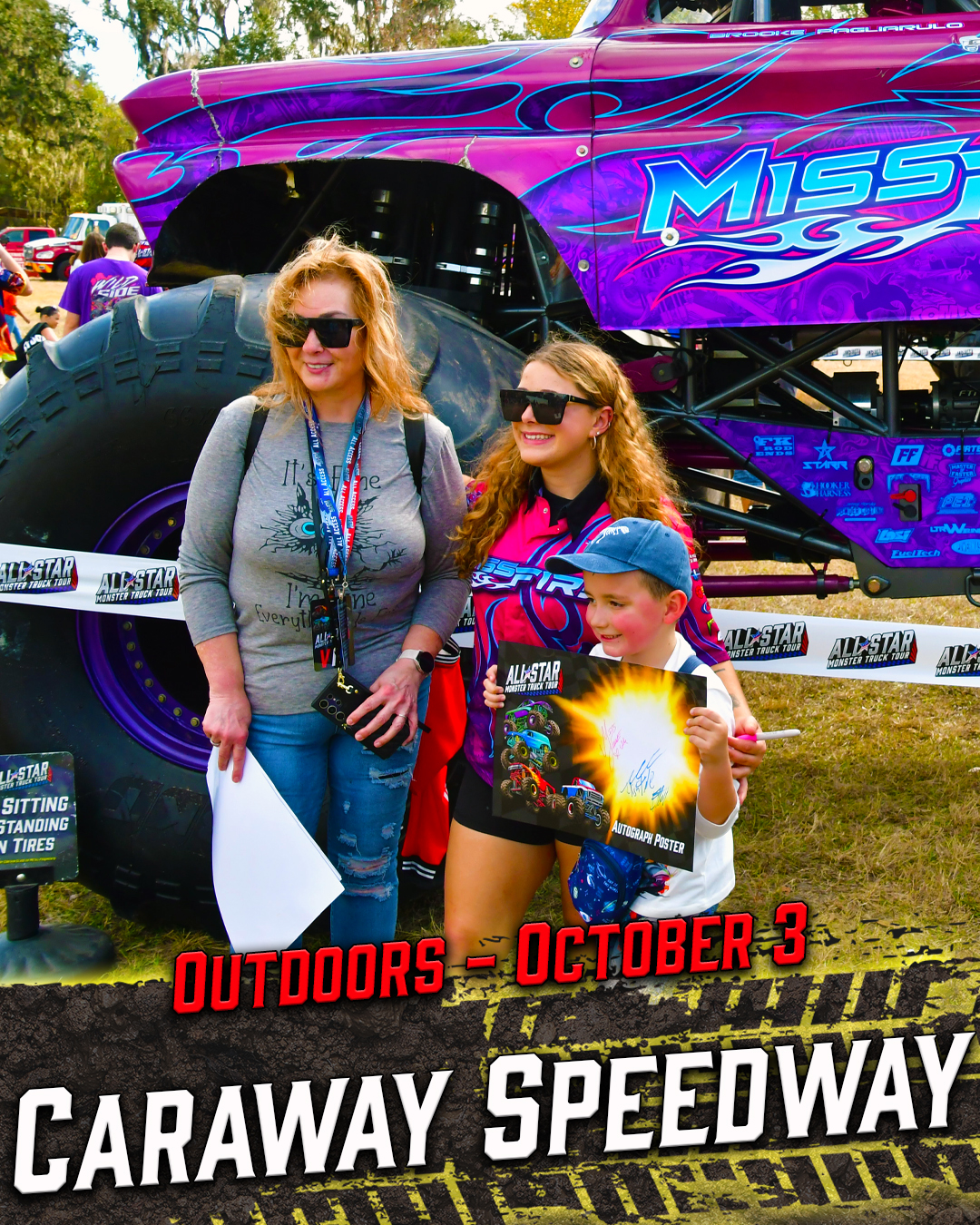 All Star Monster Truck Tour Facebook ad