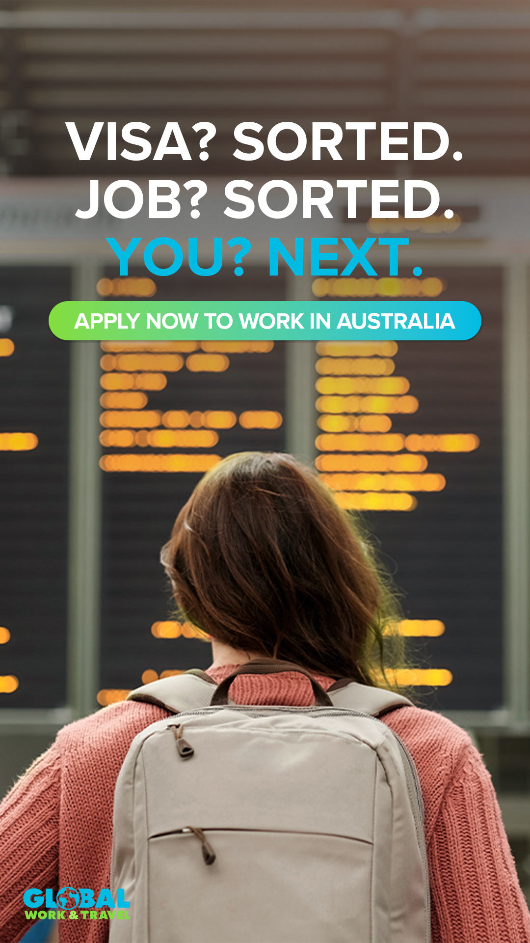 Global Work & Travel Facebook ad