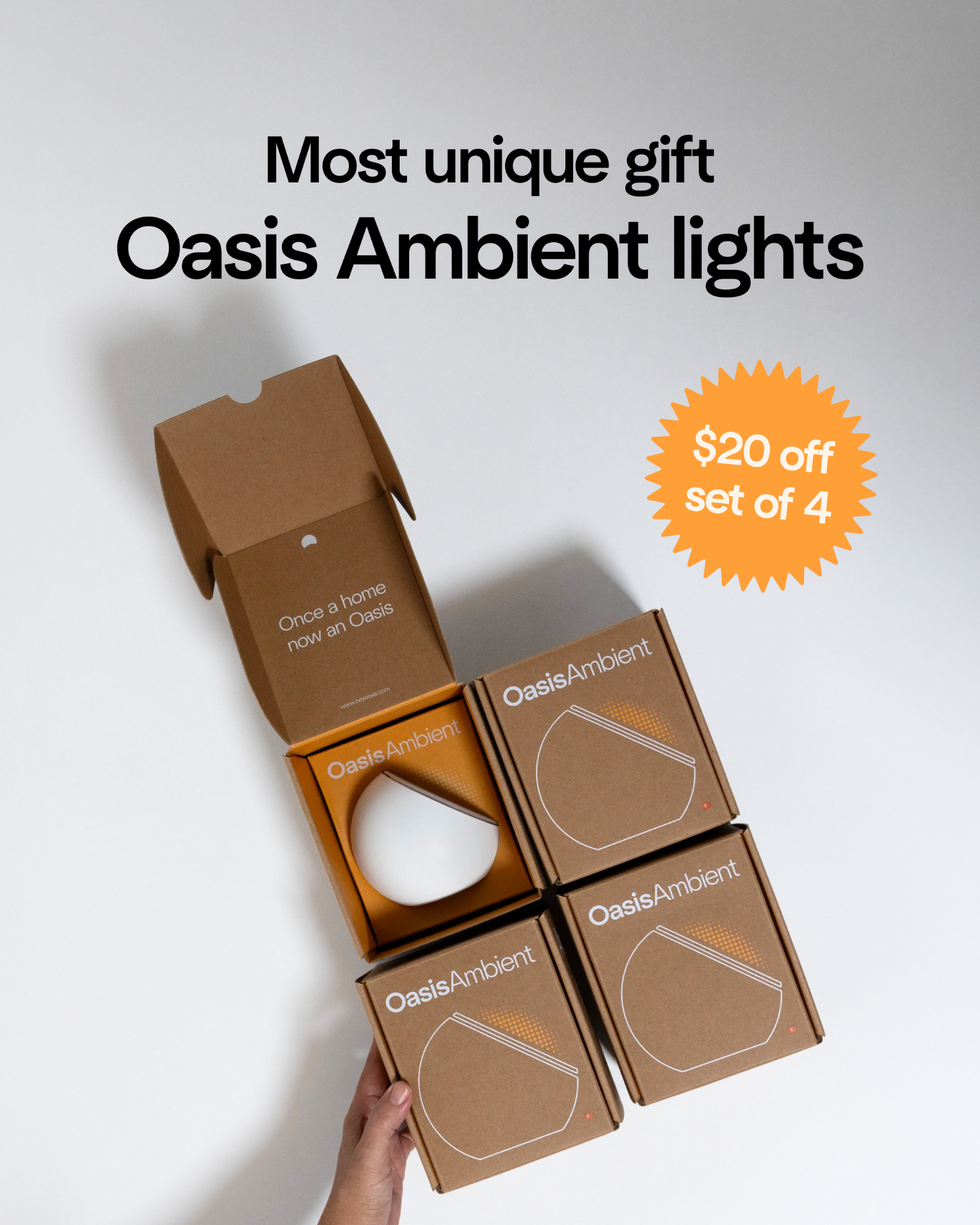 Oasis Lighting Facebook ad