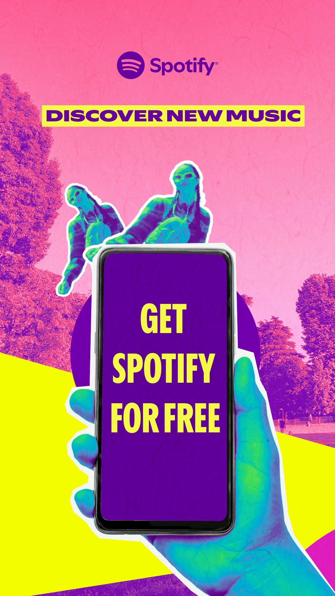 Spotify Facebook ad: Give every step a soundtrack.