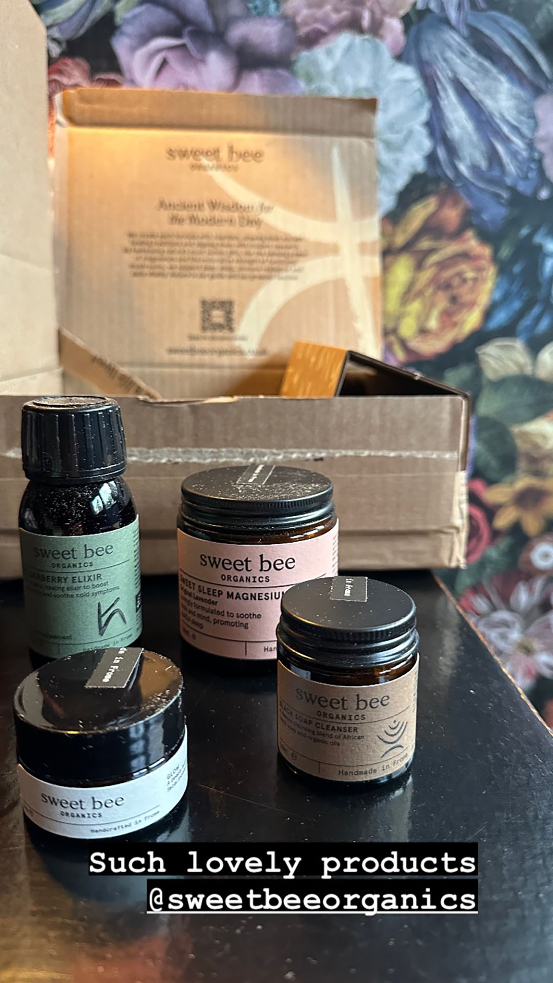 Sweet Bee Organics Facebook ad