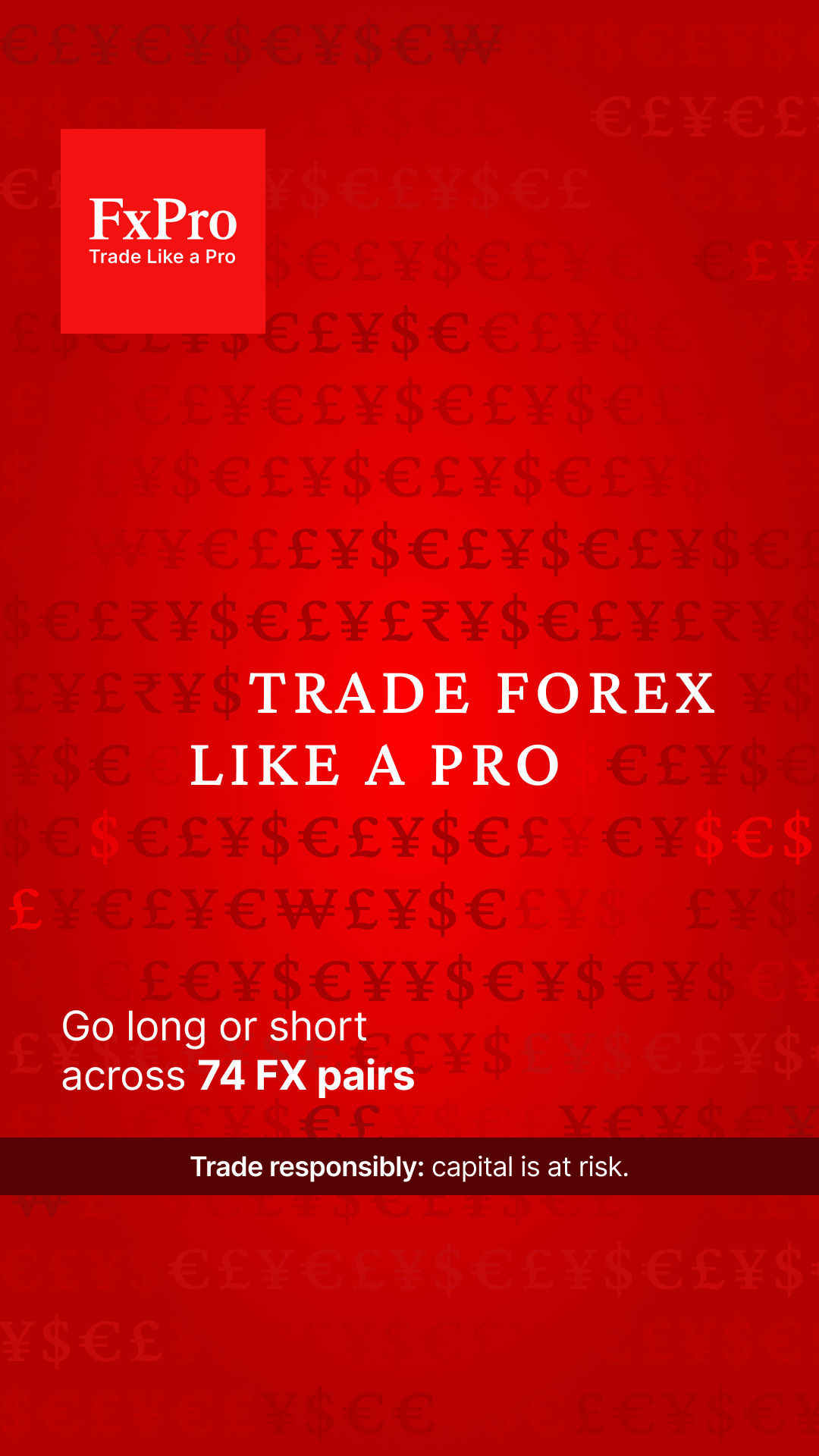 FxPro Trading Broker Facebook ad