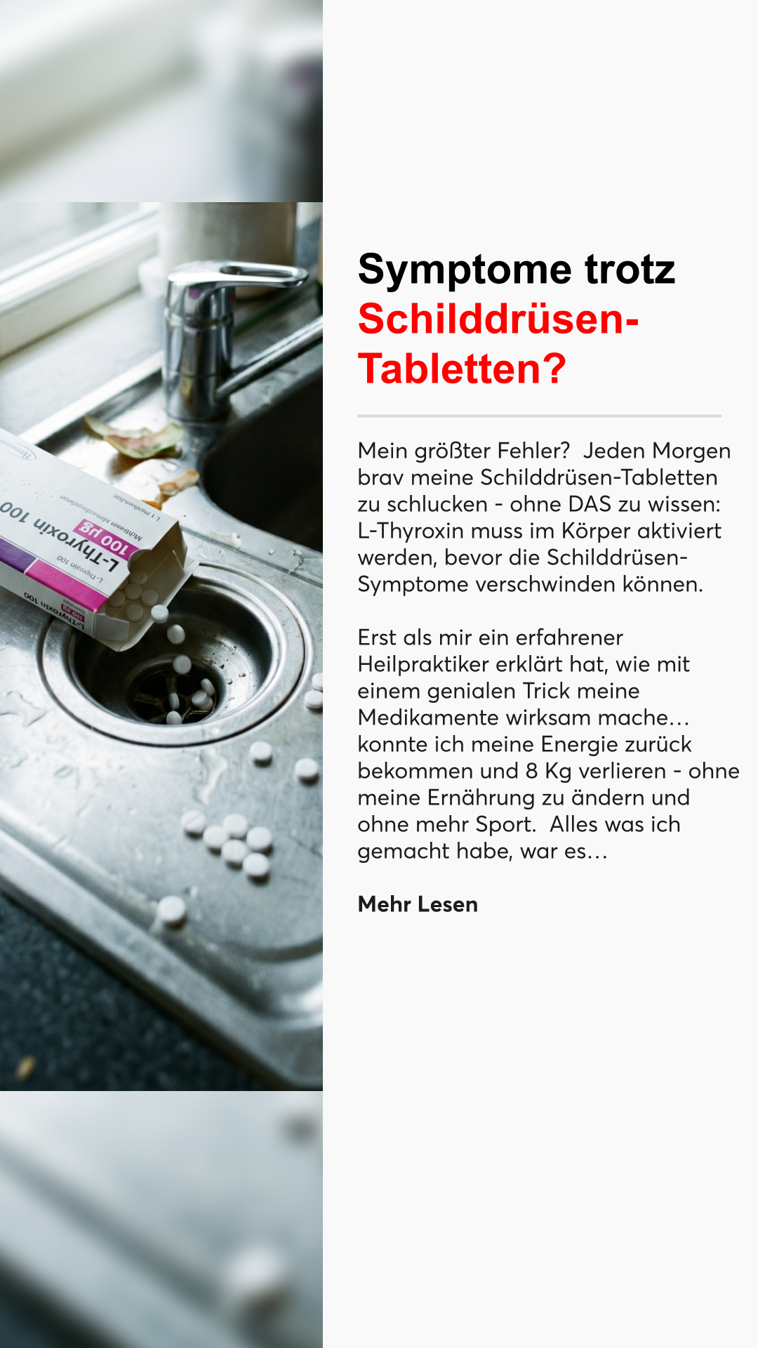 Mission Schilddrüse Facebook ad