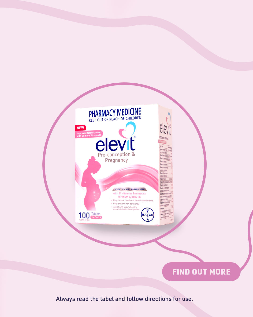 Elevit Australia Facebook ad from Jul 21, 2026