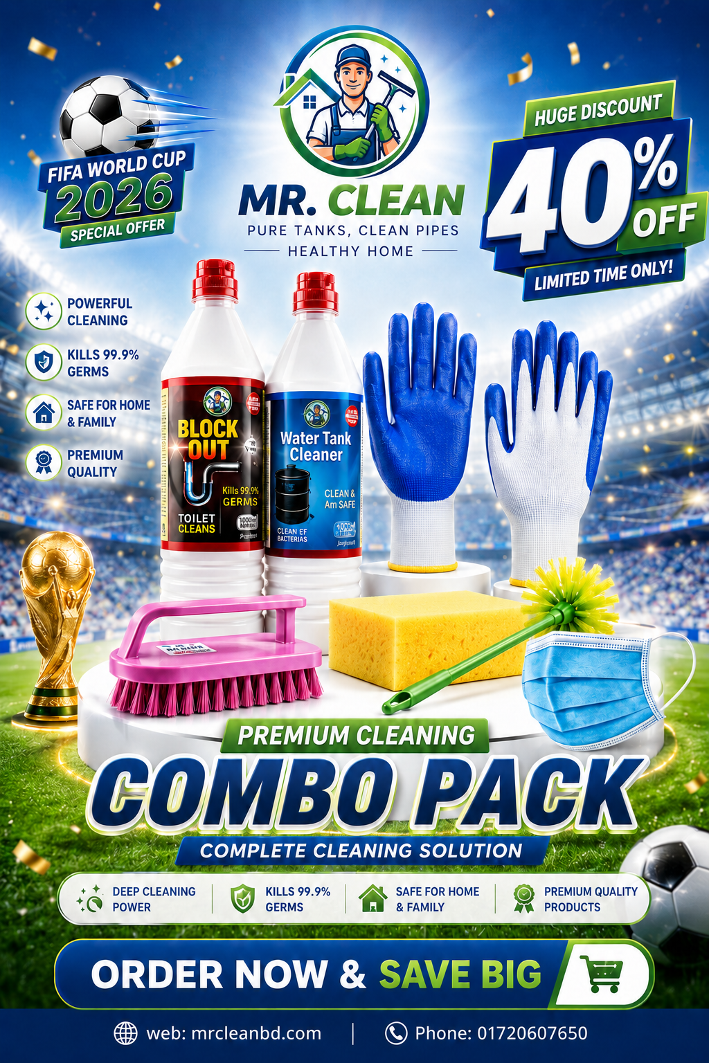 Mr. Clean BD Facebook ad