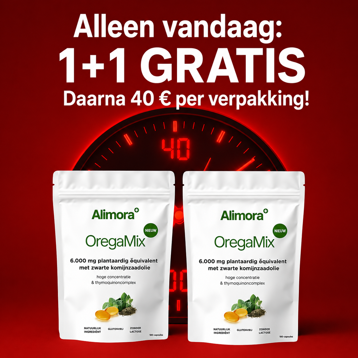 Schoonheid en Verder Facebook ad: 94% minder opgeblazen gevoel. Schone darmen in 3 dagen.