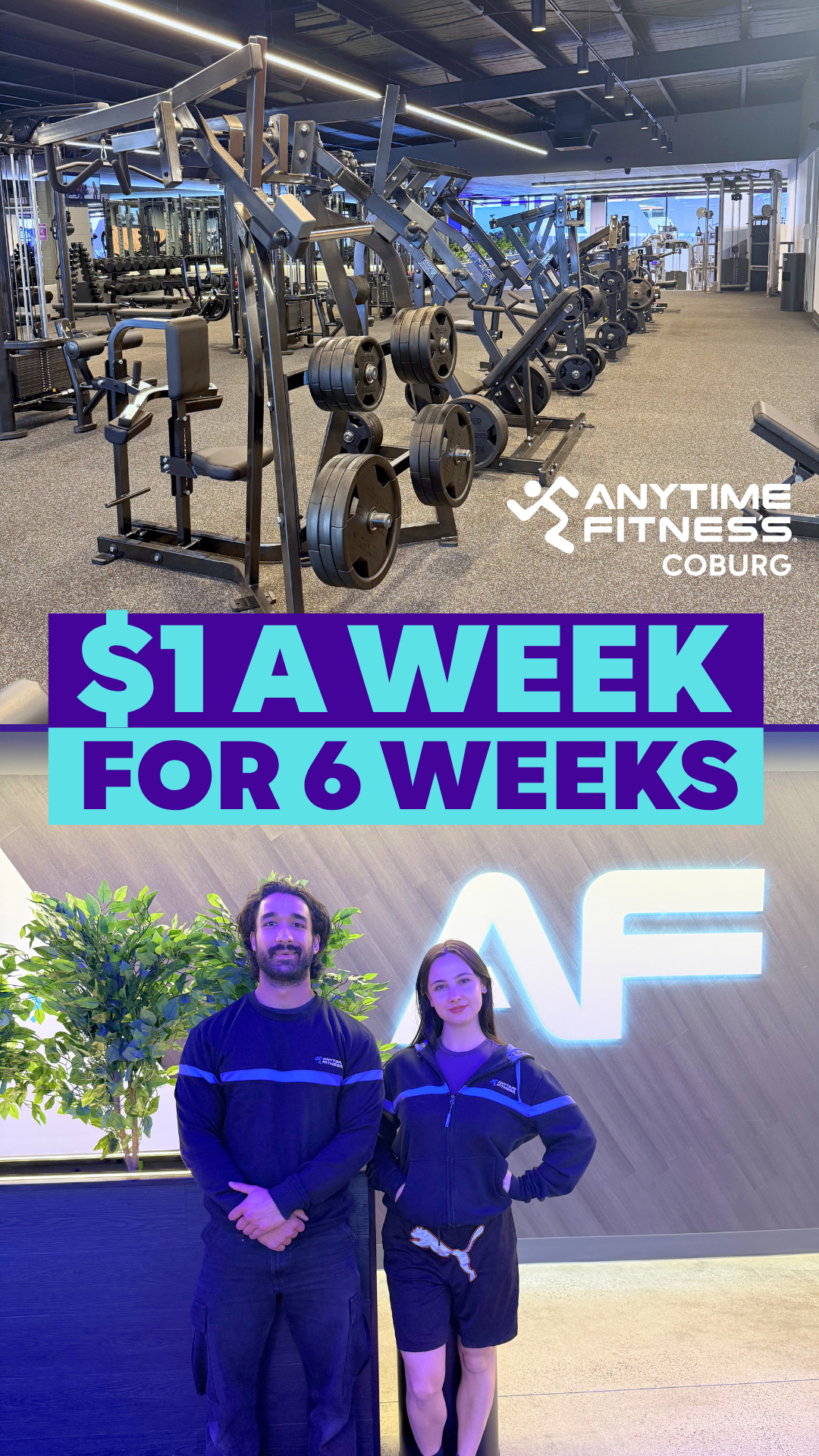 Anytime Fitness Facebook ad