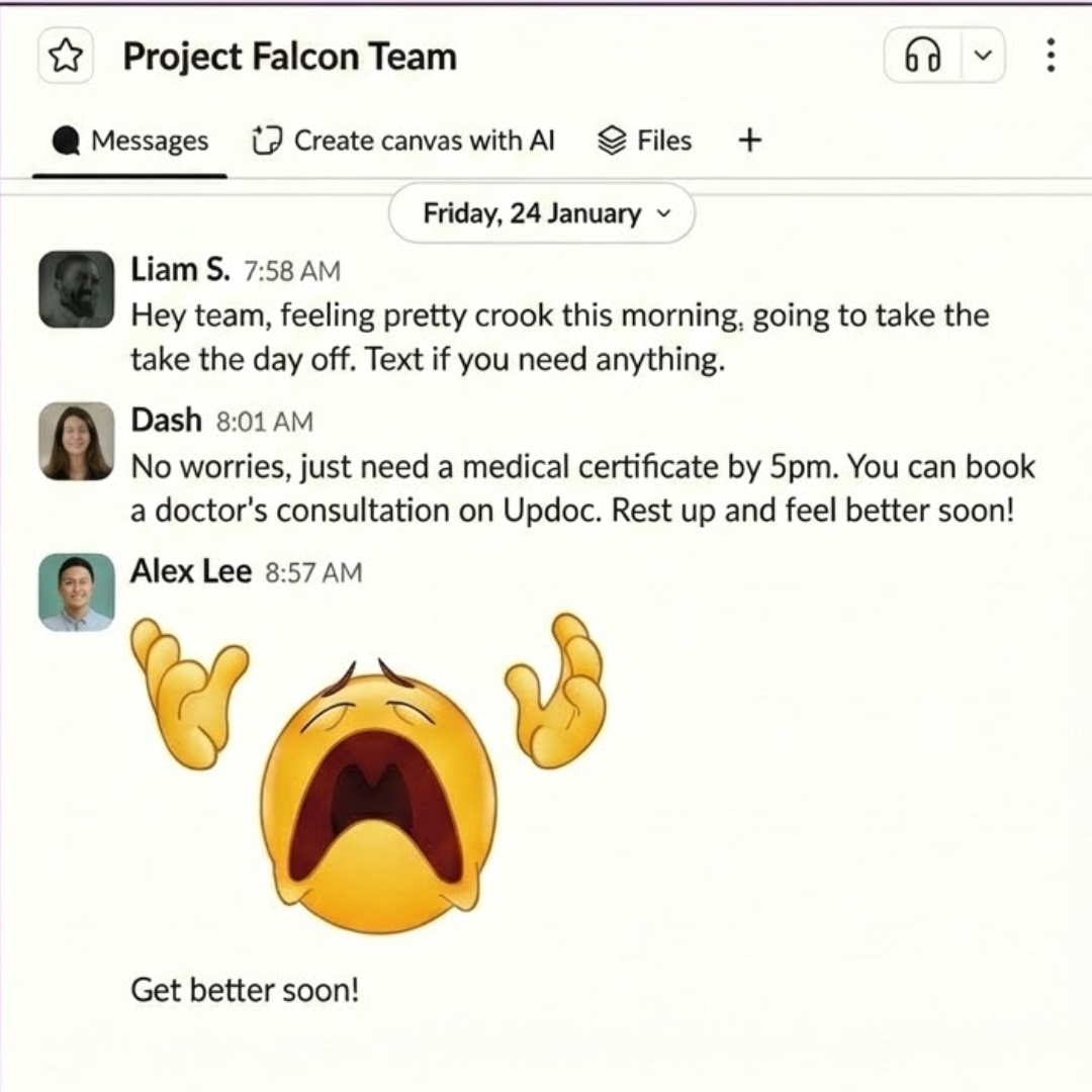 updoc Facebook ad