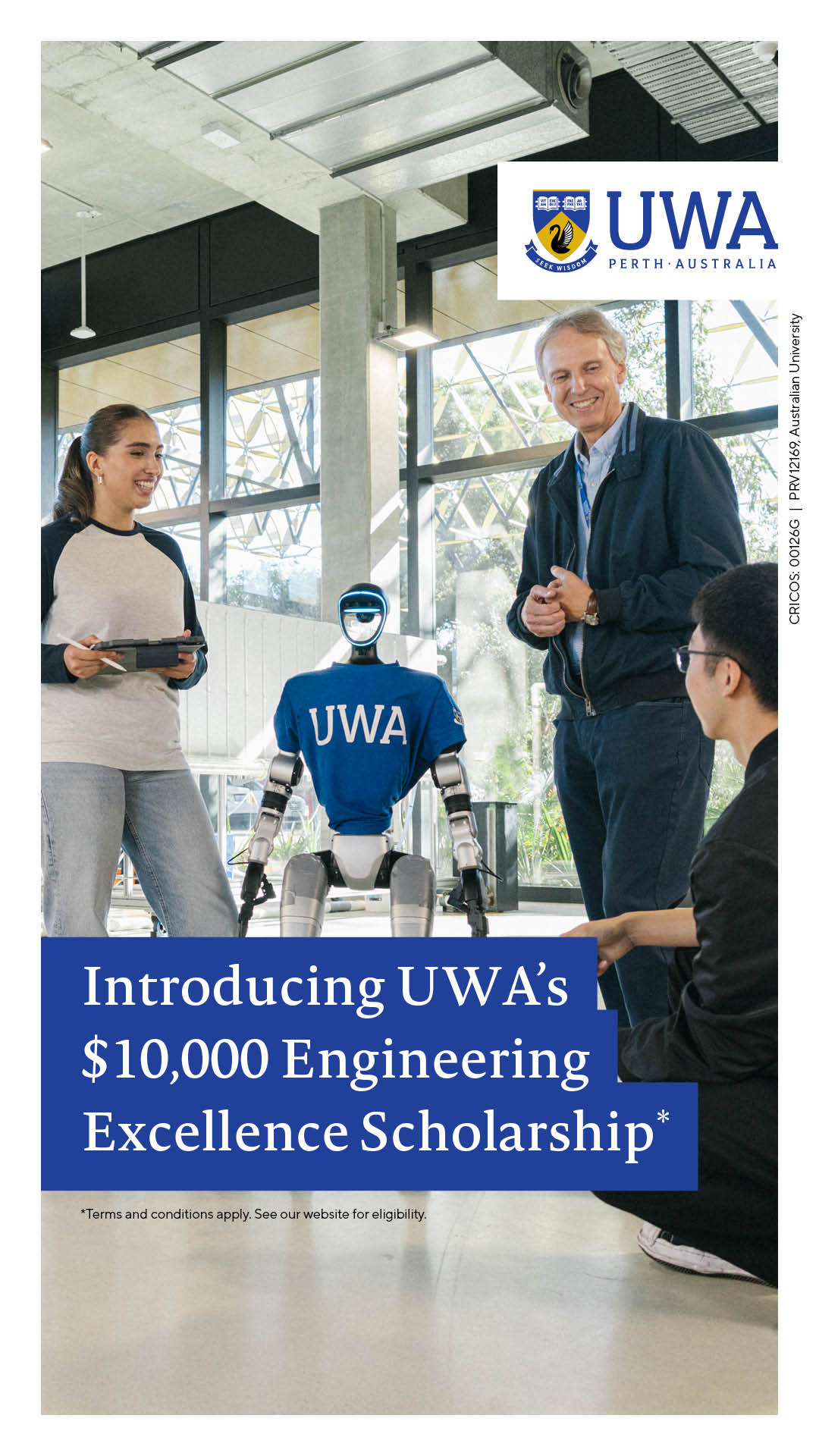 The University of Western Australia Facebook ad