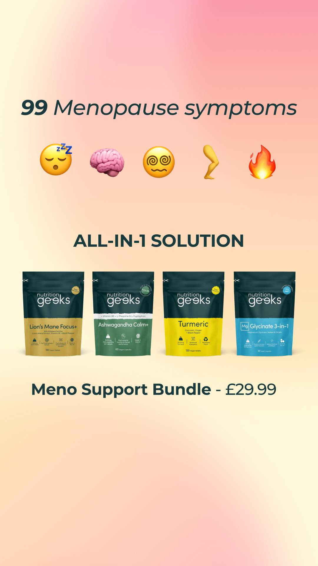 Nutrition Geeks Facebook ad