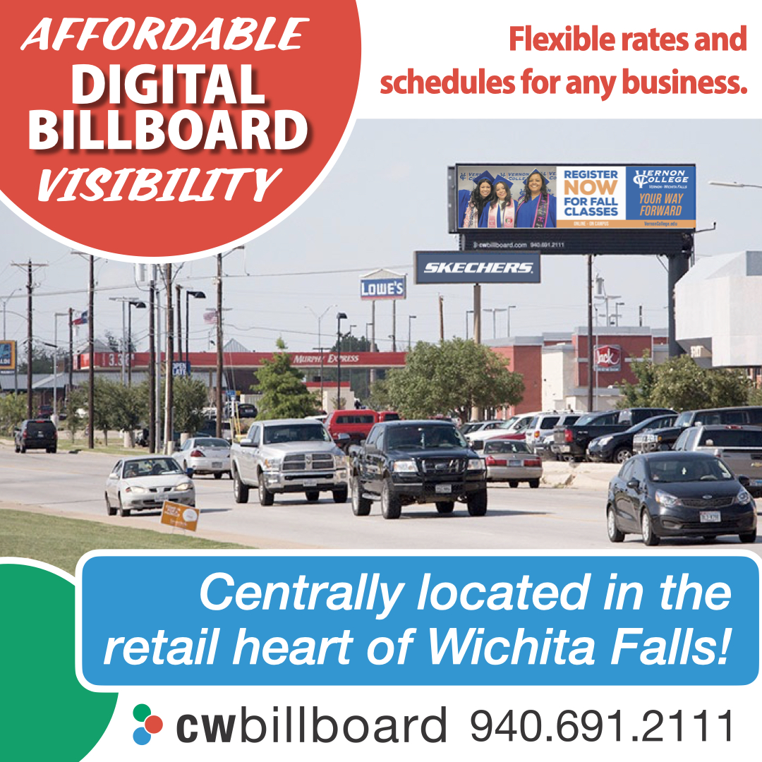 cwbillboard Facebook ad: Wichita Falls Digital Billboards - cwbillboard