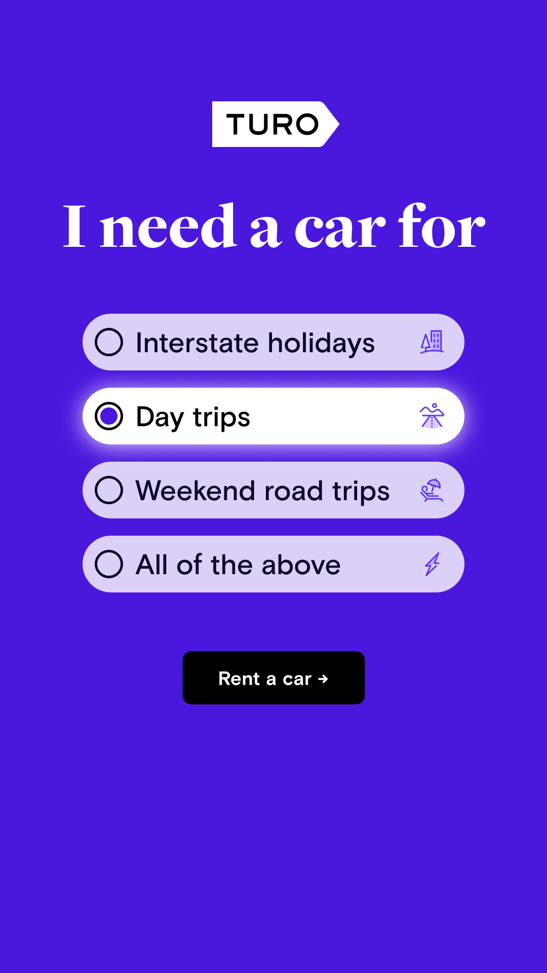 Turo Facebook ad