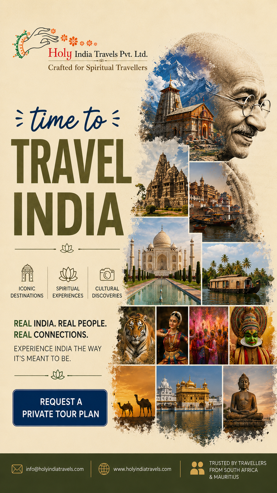 Holy India Travels Pvt. Ltd. Facebook ad from Jun 4, 2026