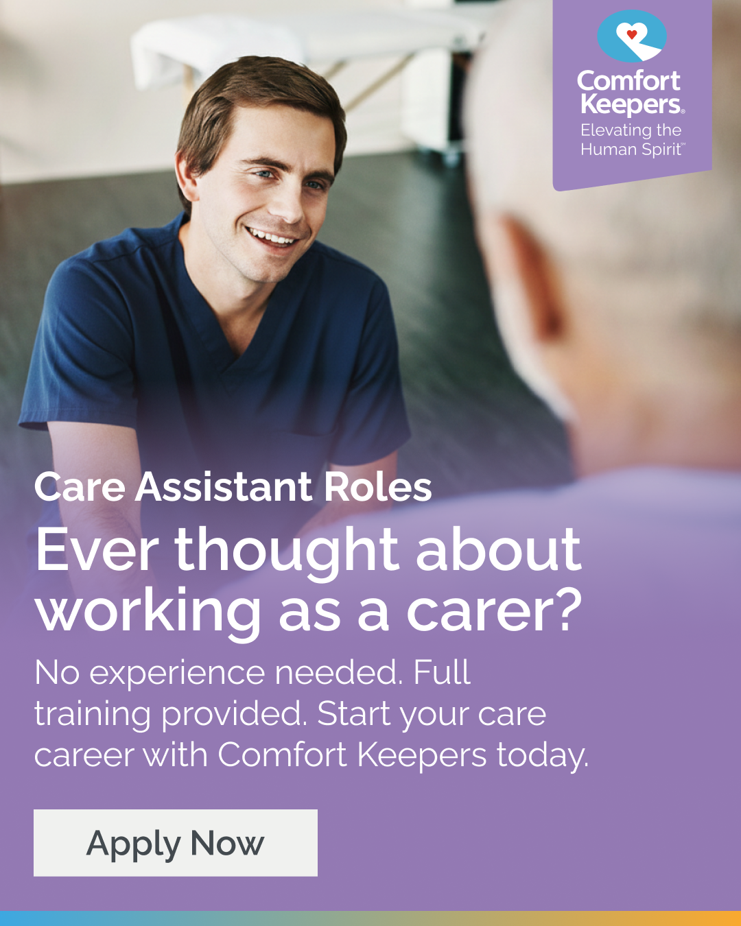 Comfort Keepers Homecare Ireland Facebook ad