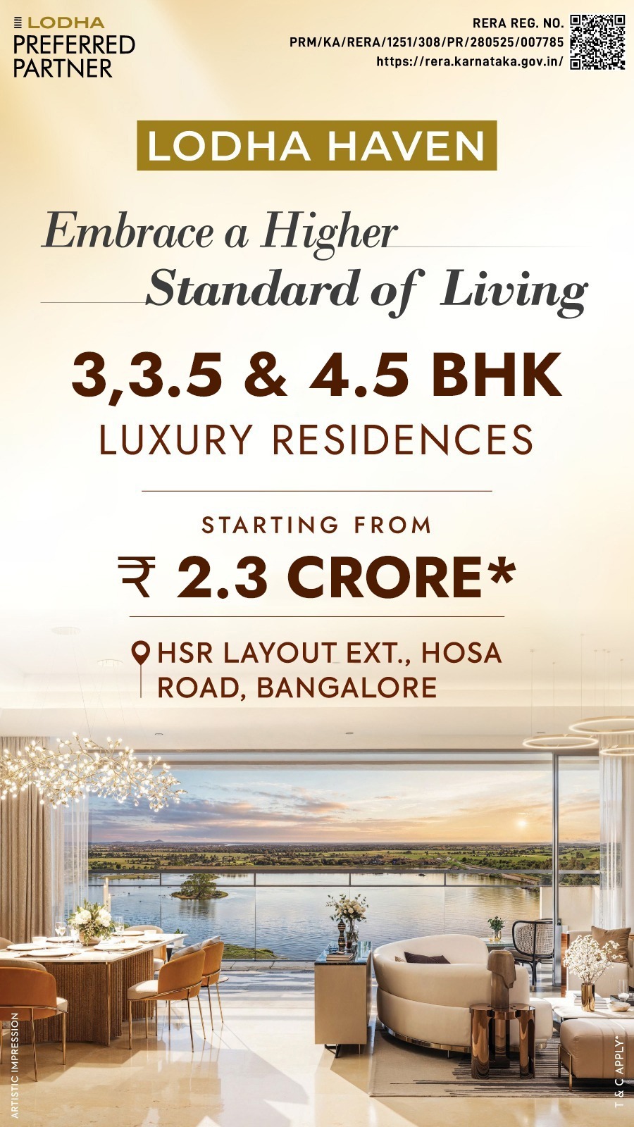 Luxury Property Bangalore Facebook ad