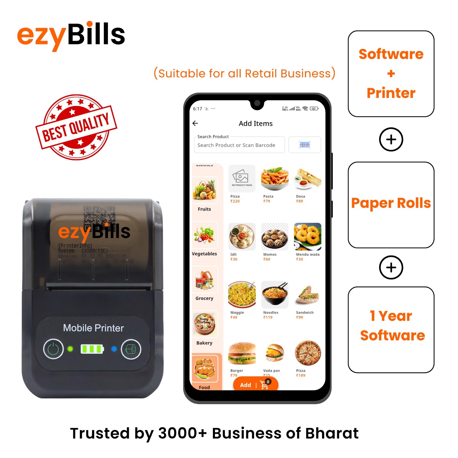 EzyBills - POS Billing Solution For Retail Businesses Facebook ad