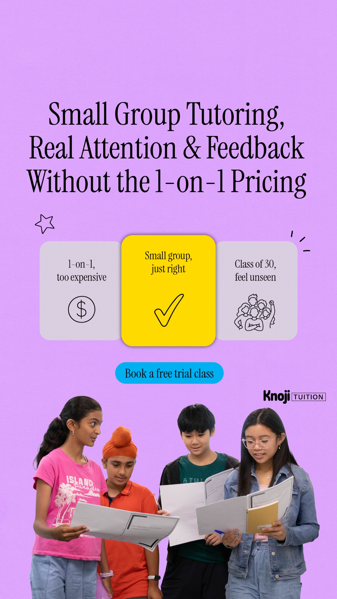 Knoji Tuition Facebook ad from Jun 25, 2026