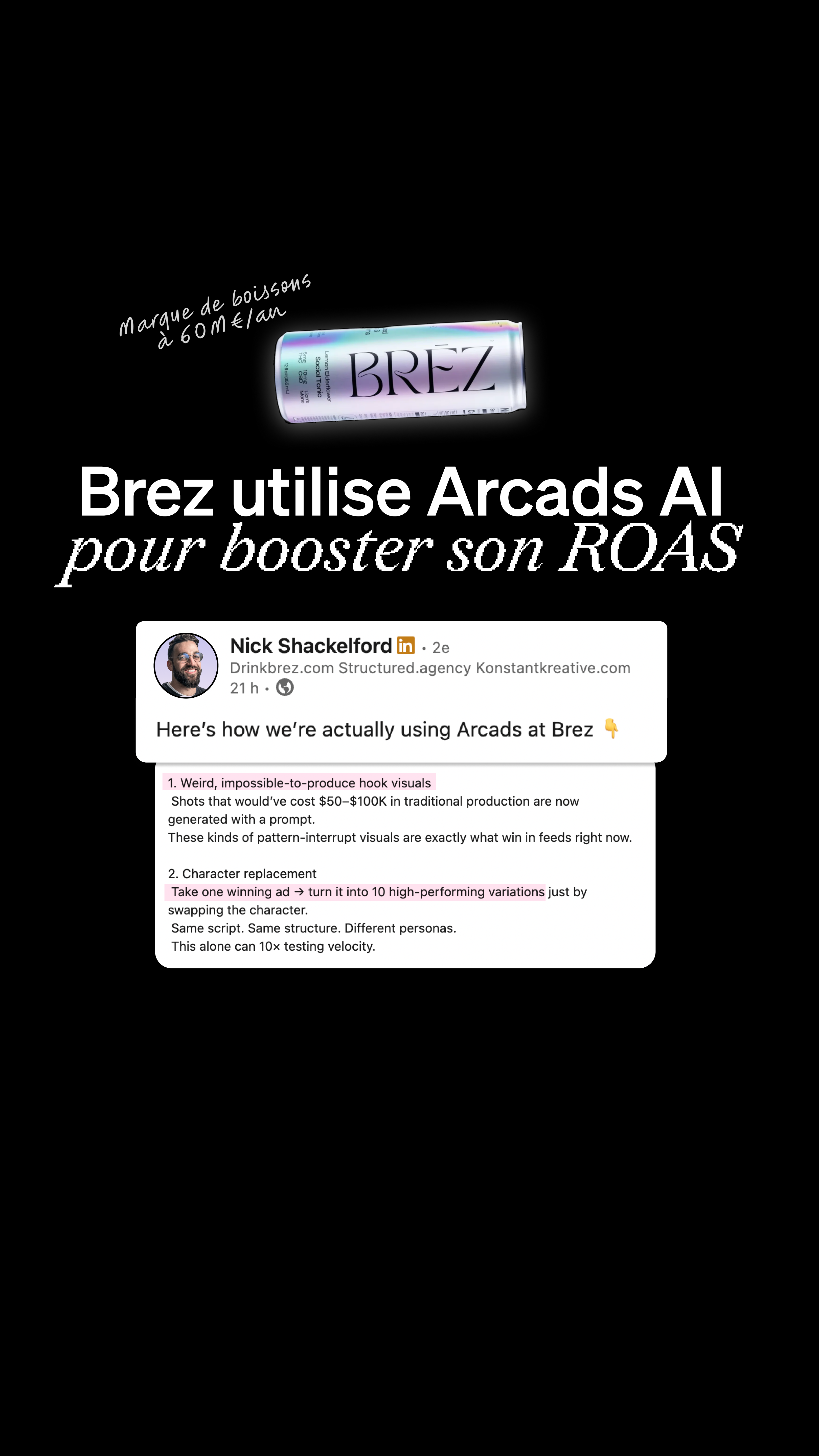 Arcads AI Facebook ad