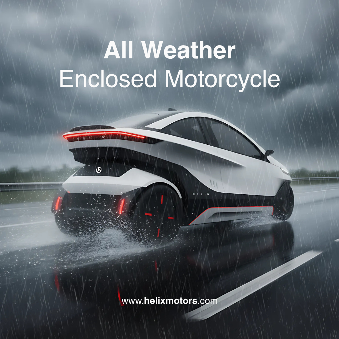 Helix Motors Facebook ad: Car or motorcycle?