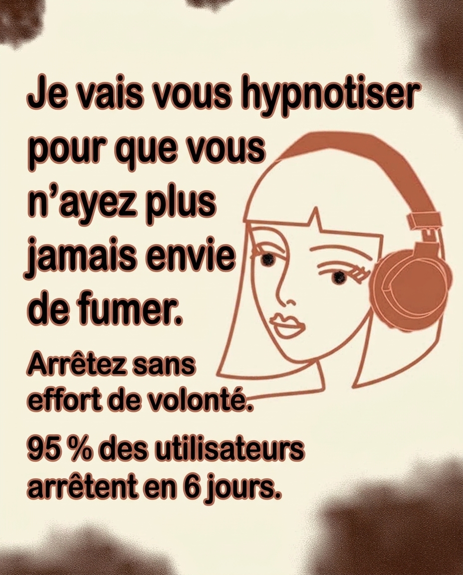 Hypnozio: power of hypnotherapy Facebook ad: Arrêter de fumer d'une manière qui semble vraiment facile