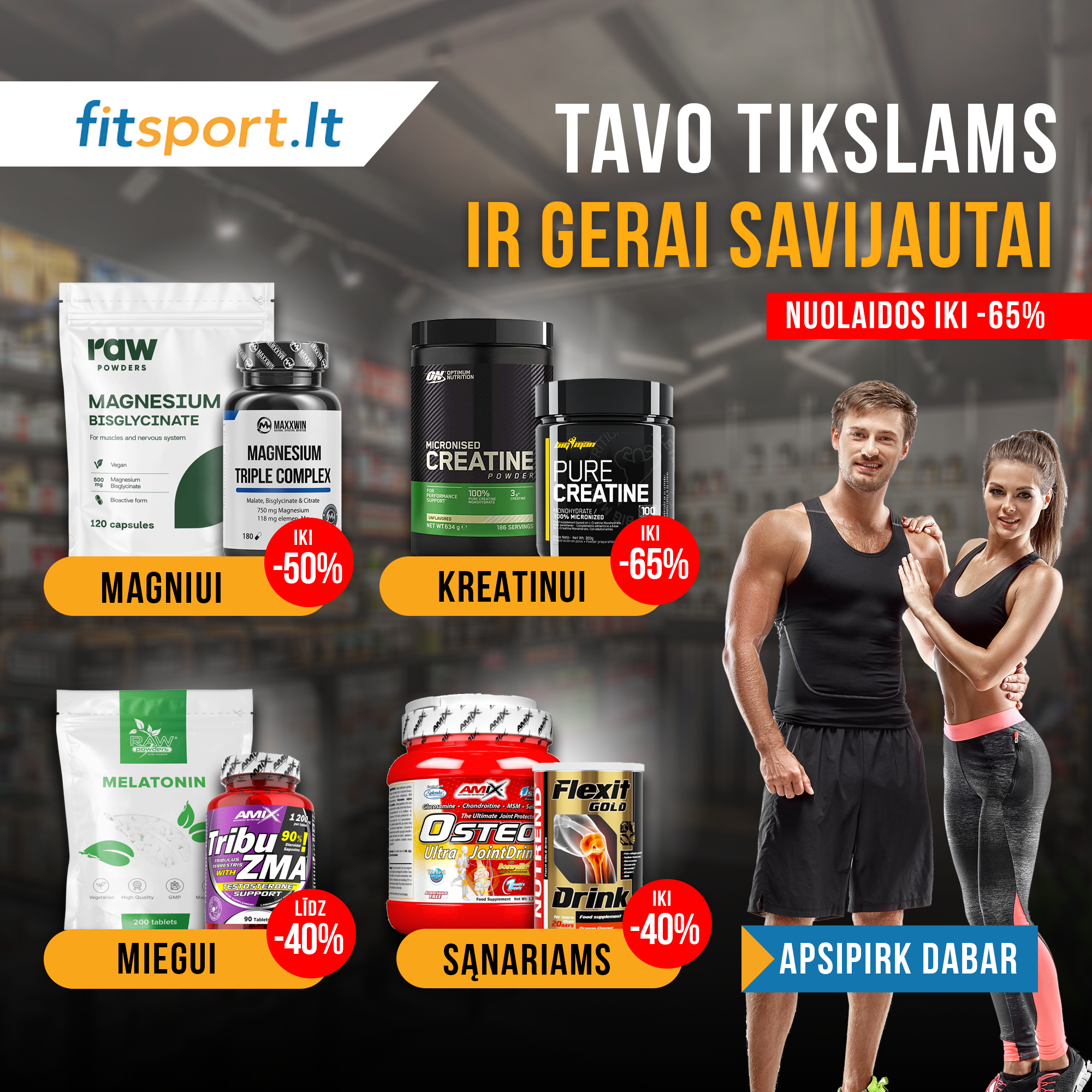 fitsport.lt Facebook ad