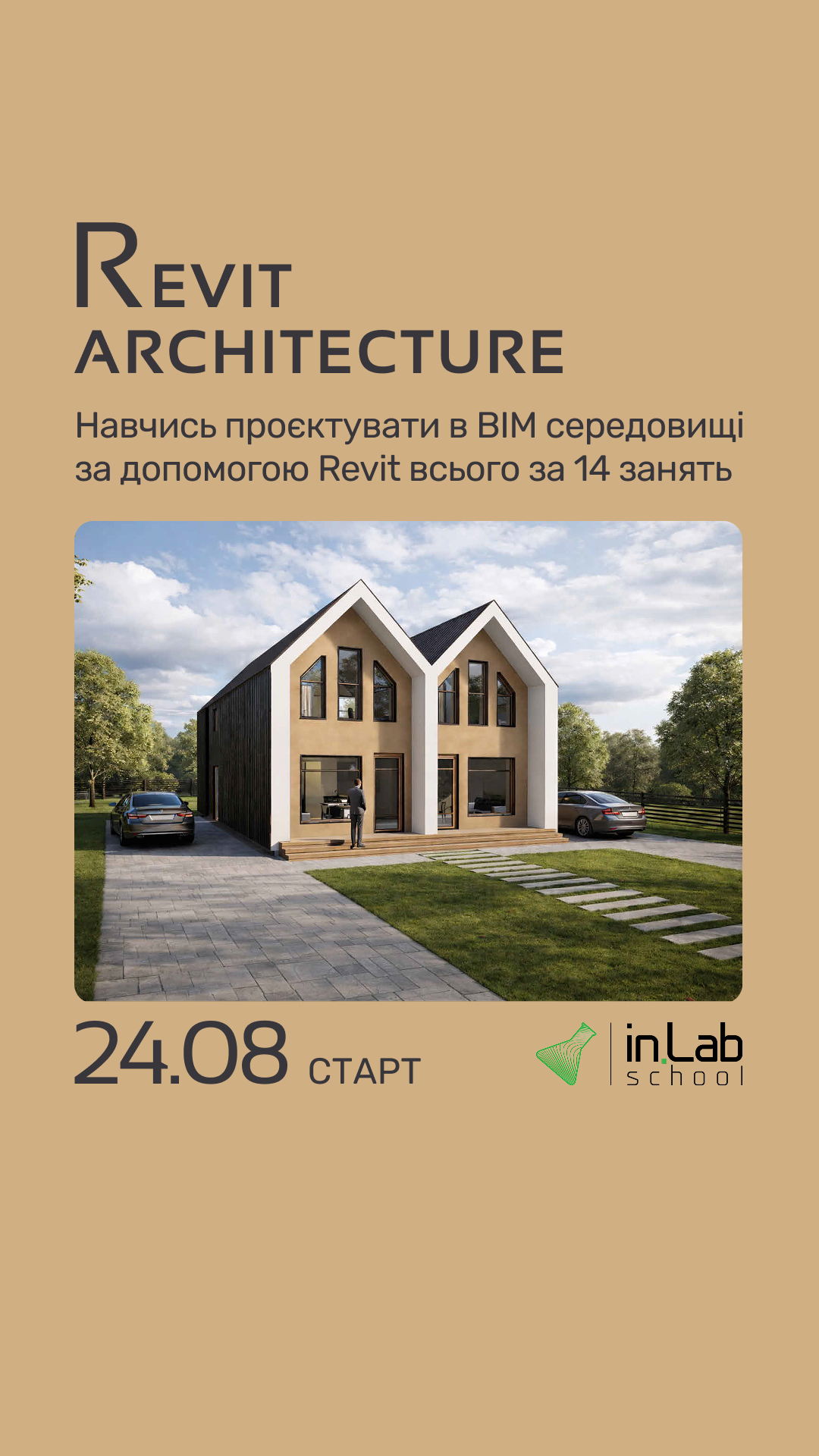 in.Lab Facebook ad: Revit Architecture