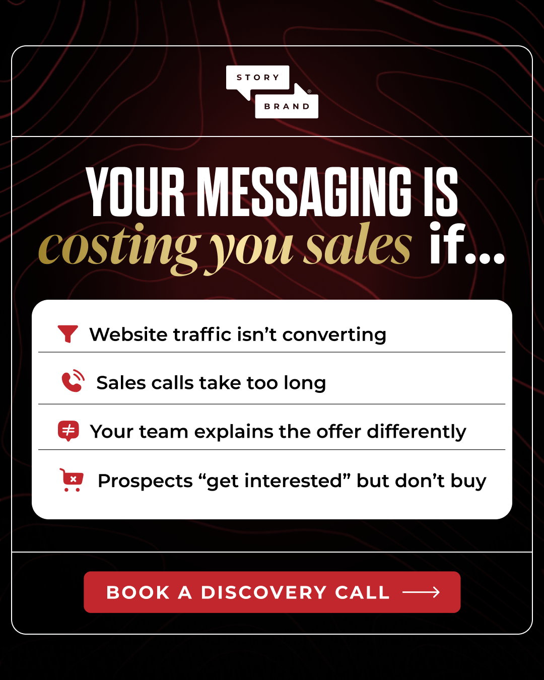 StoryBrand Facebook ad