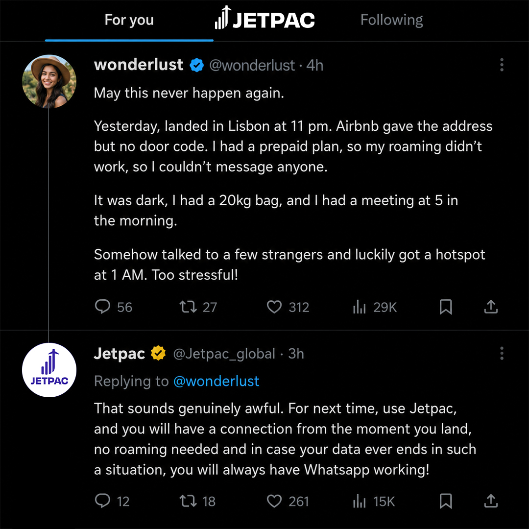 Jetpac Facebook ad