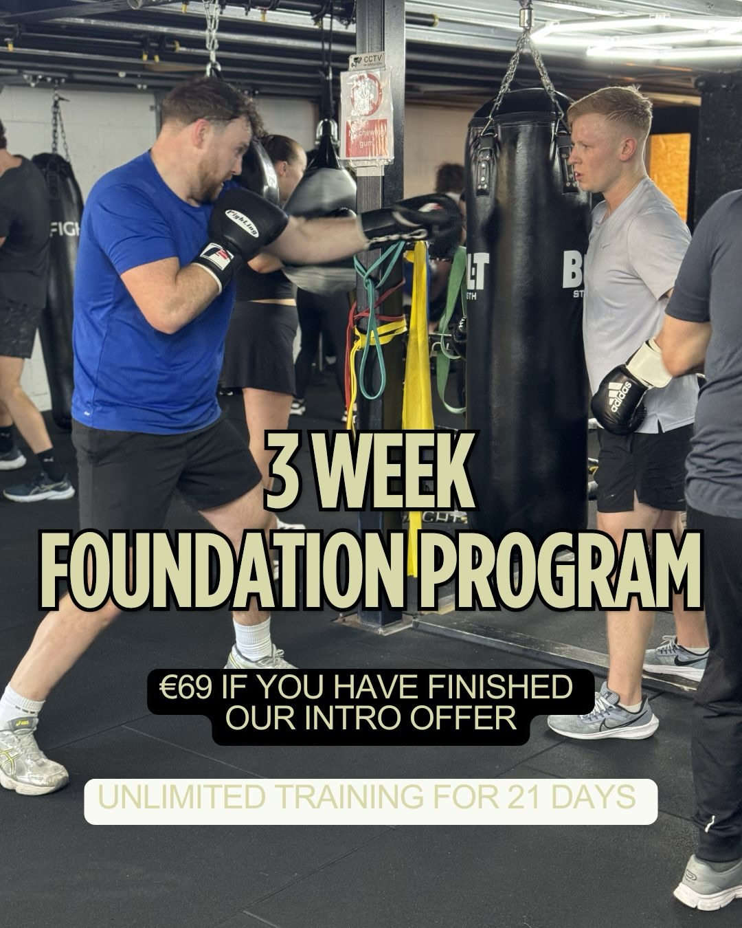 FightR Dublin Facebook ad: Introducing our 21 day foundation program