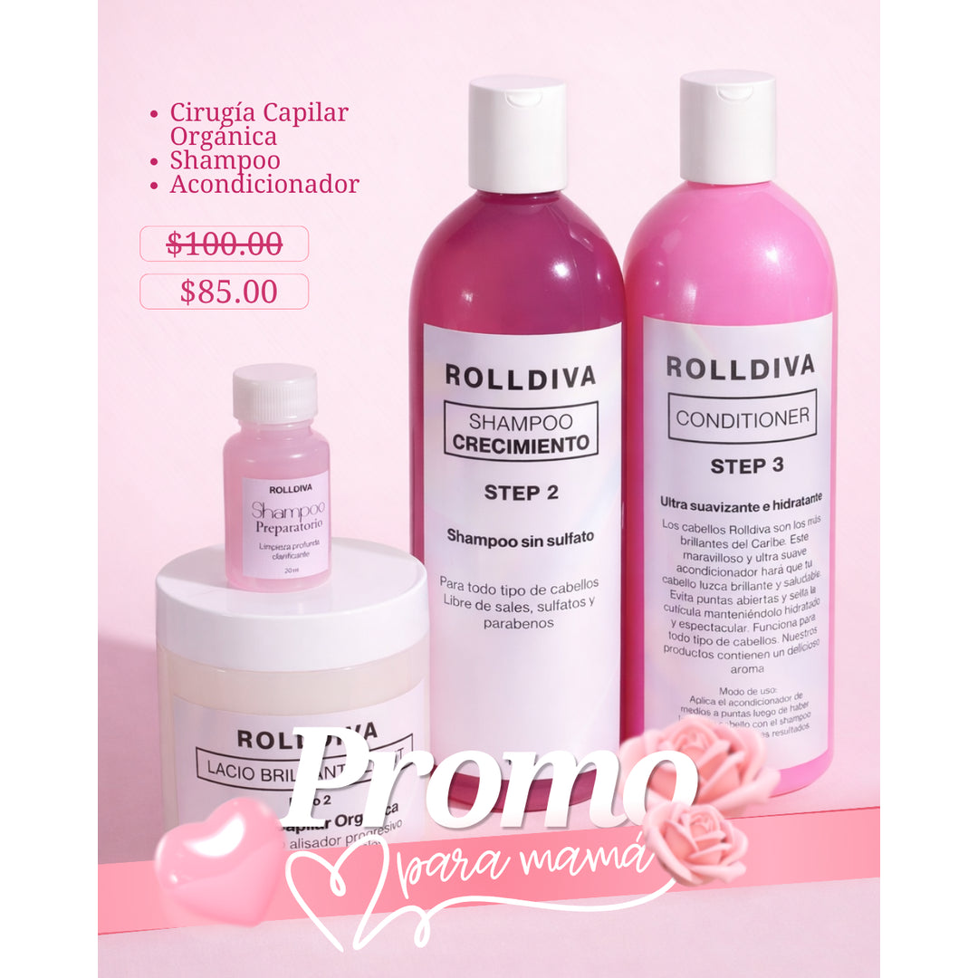 Rolldiva Facebook ad: Te cuento el secreto detrás de mi cabello…