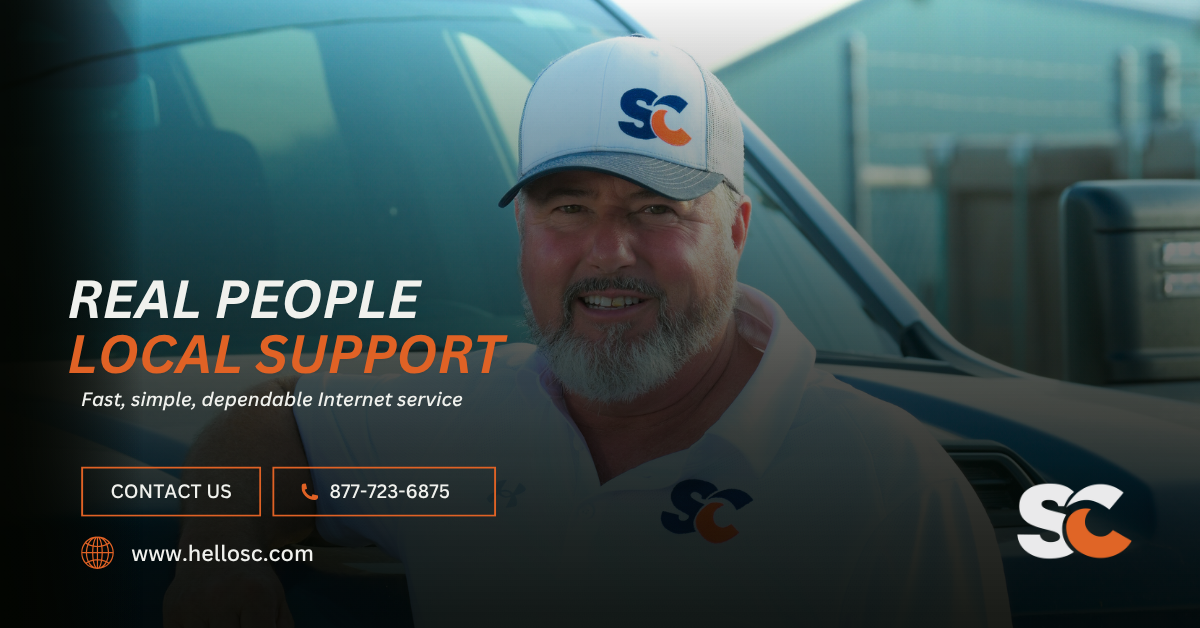SCTelcom Facebook ad: Local Faces. Local Service.