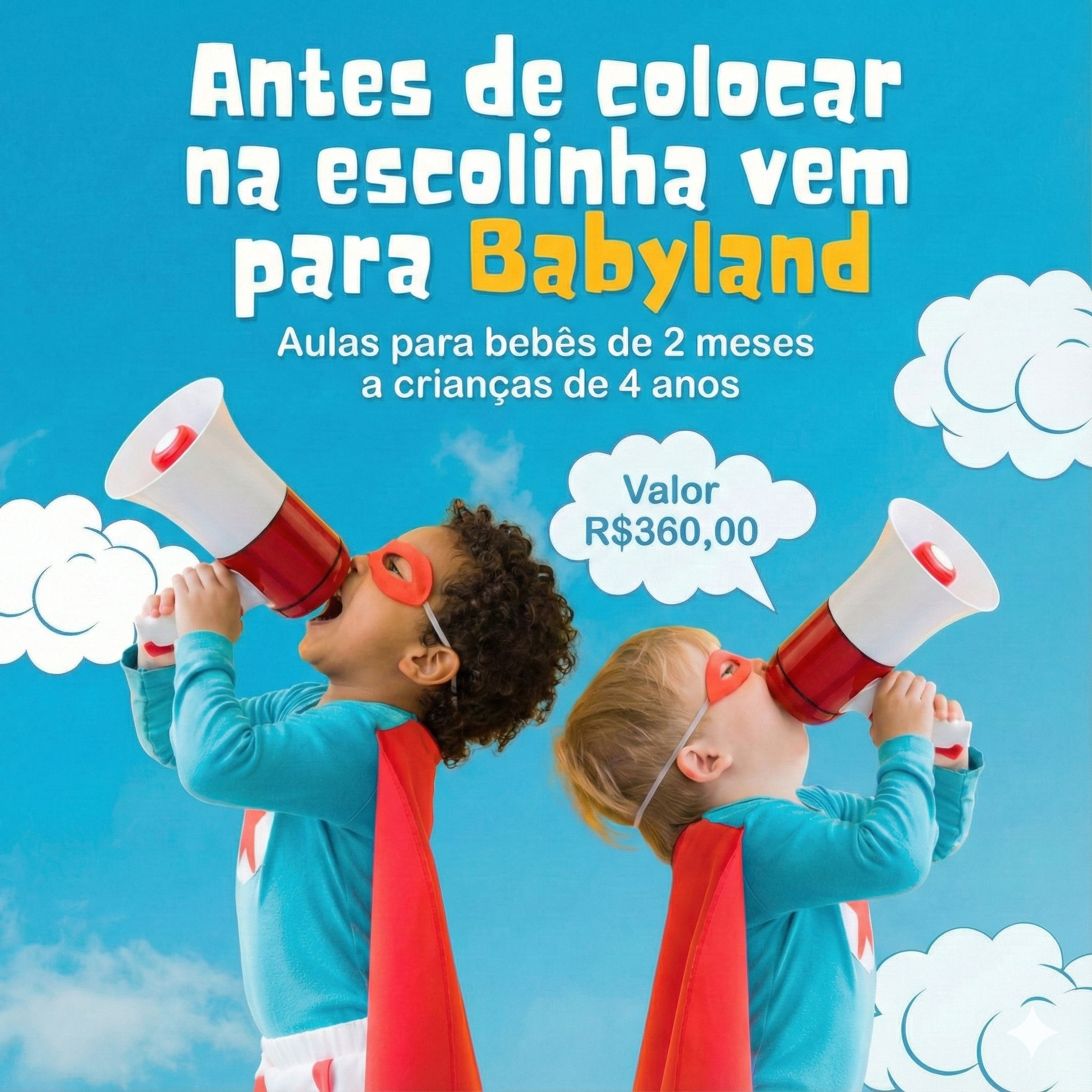Babyland Brasil Facebook ad