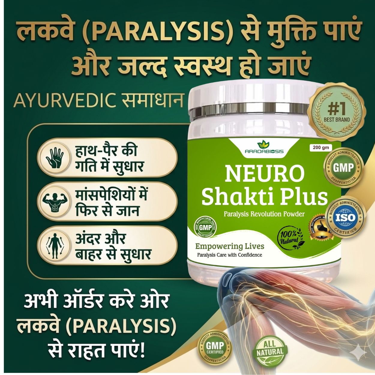 NeurocCare Facebook ad: लकवे के बाद शरीर की कमजोरी? जानिए एक आयुर्वेदिक सपोर्ट…