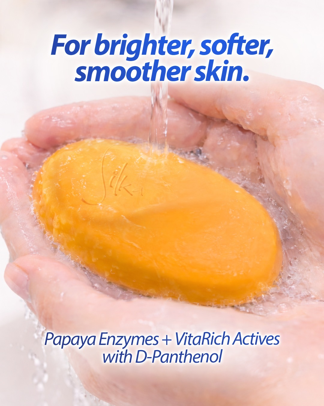 Silka Facebook ad: Start your day fresh with Silka Papaya Soap.