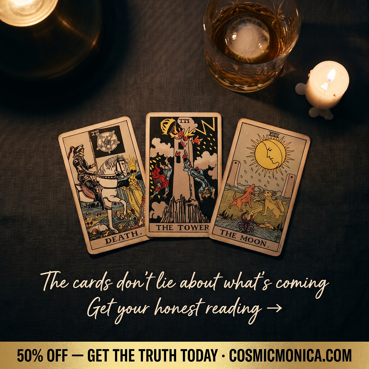 CosmicMonica Facebook ad