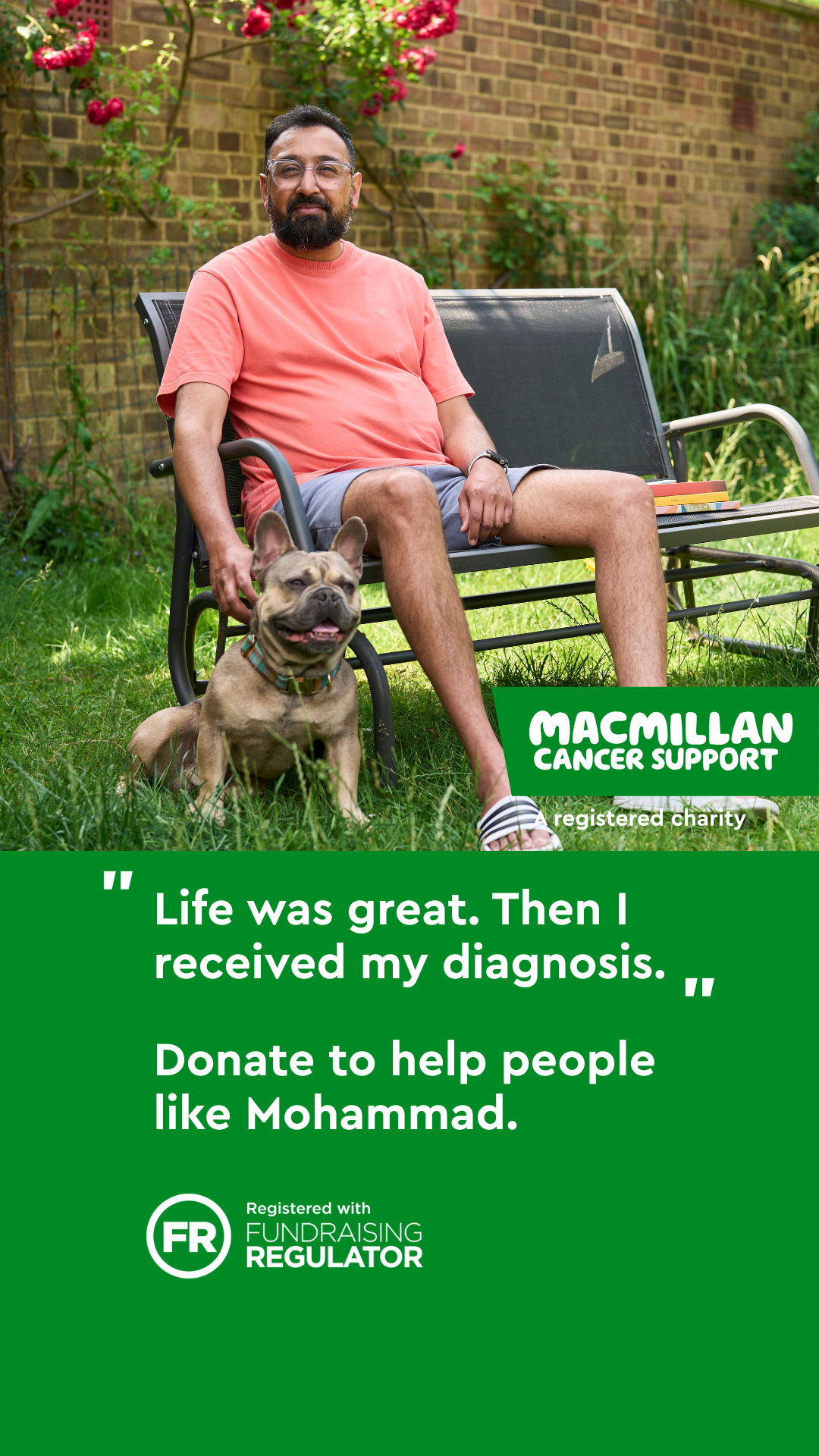 Macmillan Cancer Support Facebook ad