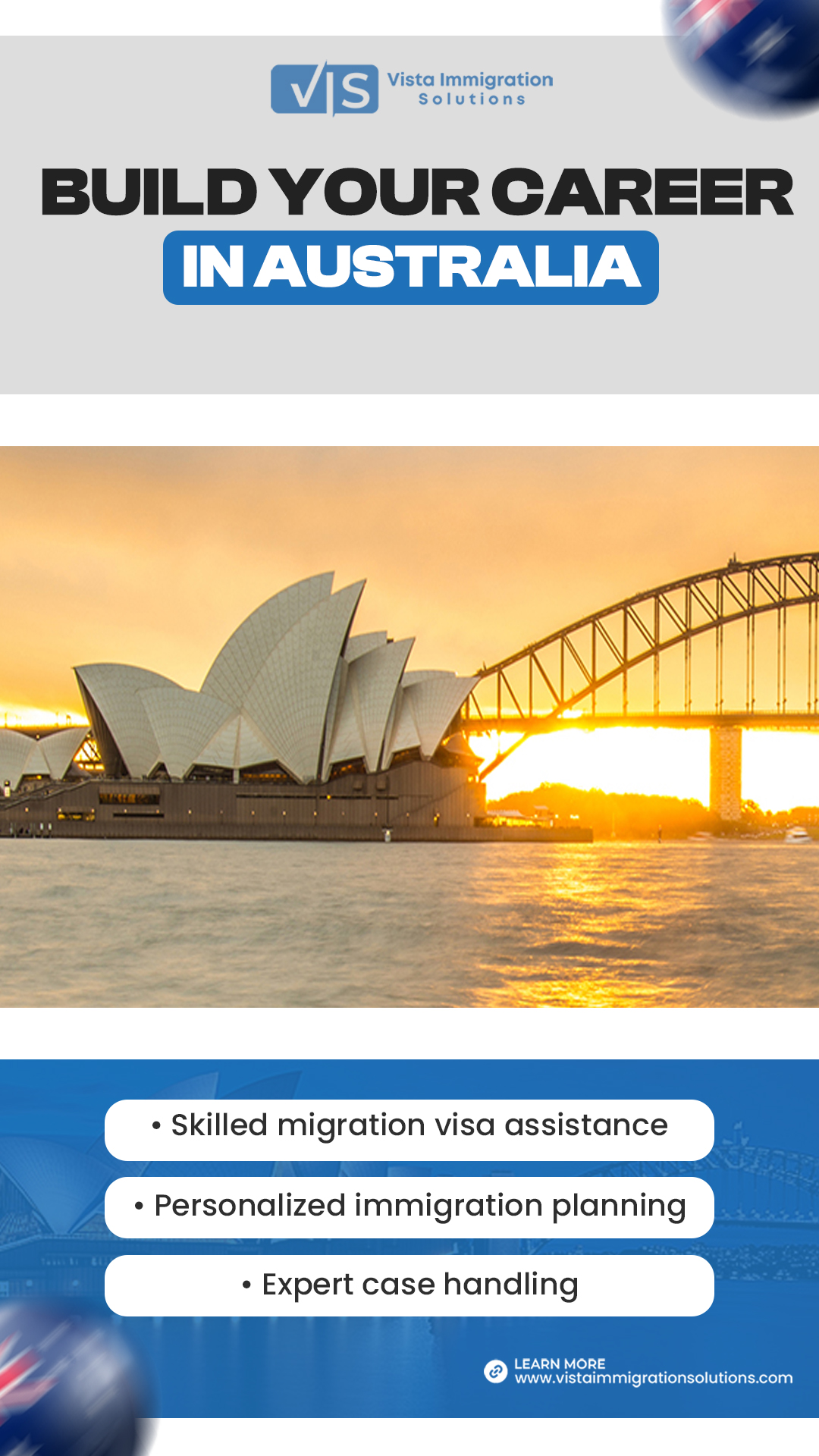 Vista Immigration Solutions Facebook ad