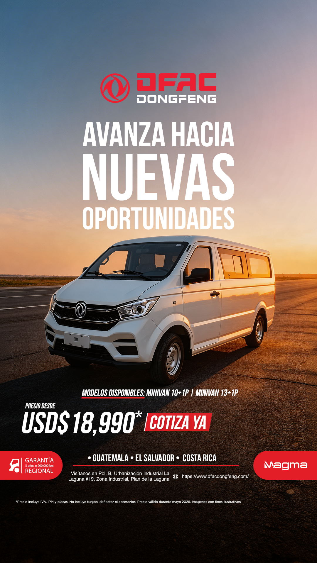DFAC El Salvador Facebook ad from May 11, 2026