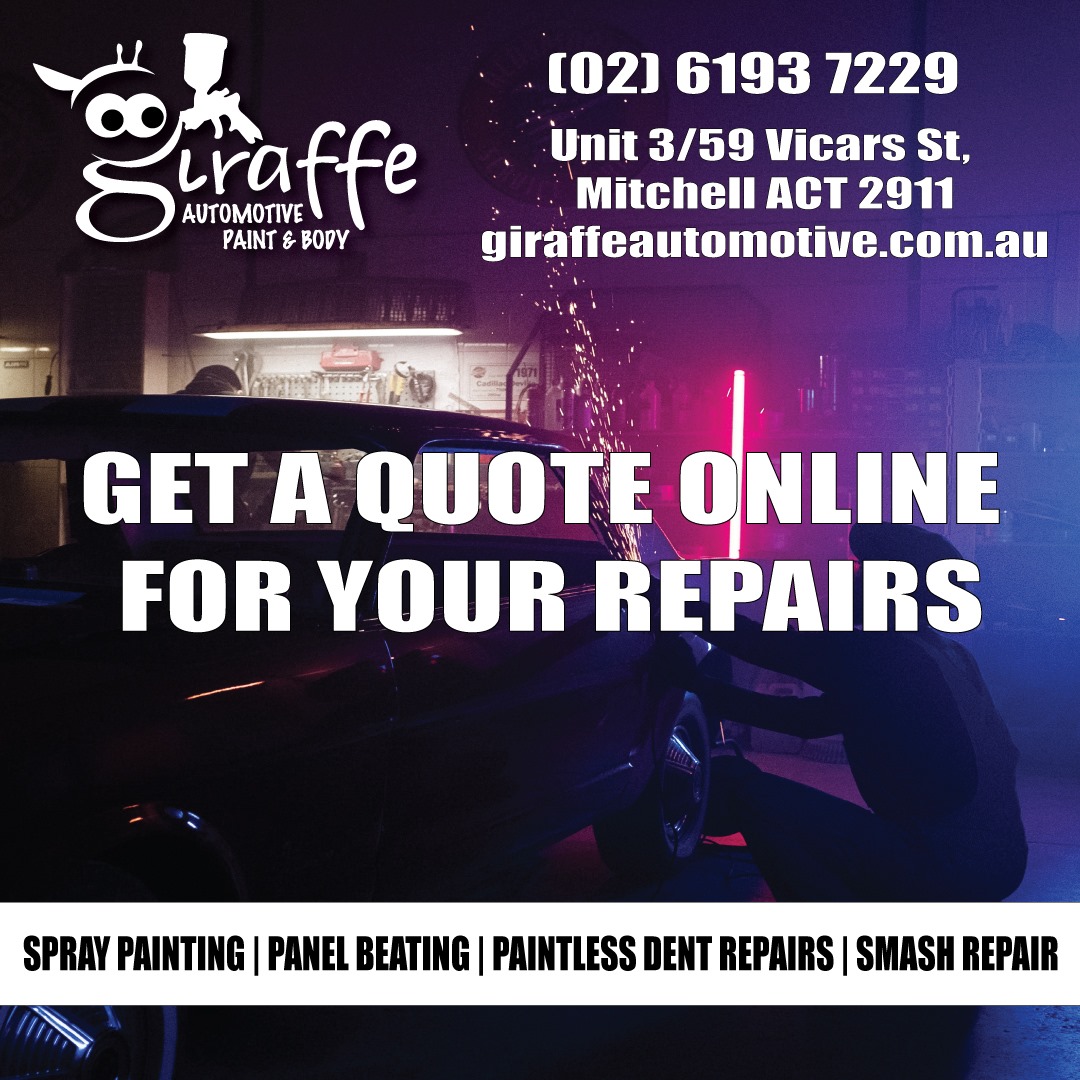 Giraffe Automotive Paint&Body Facebook ad from Nov 5, 2025