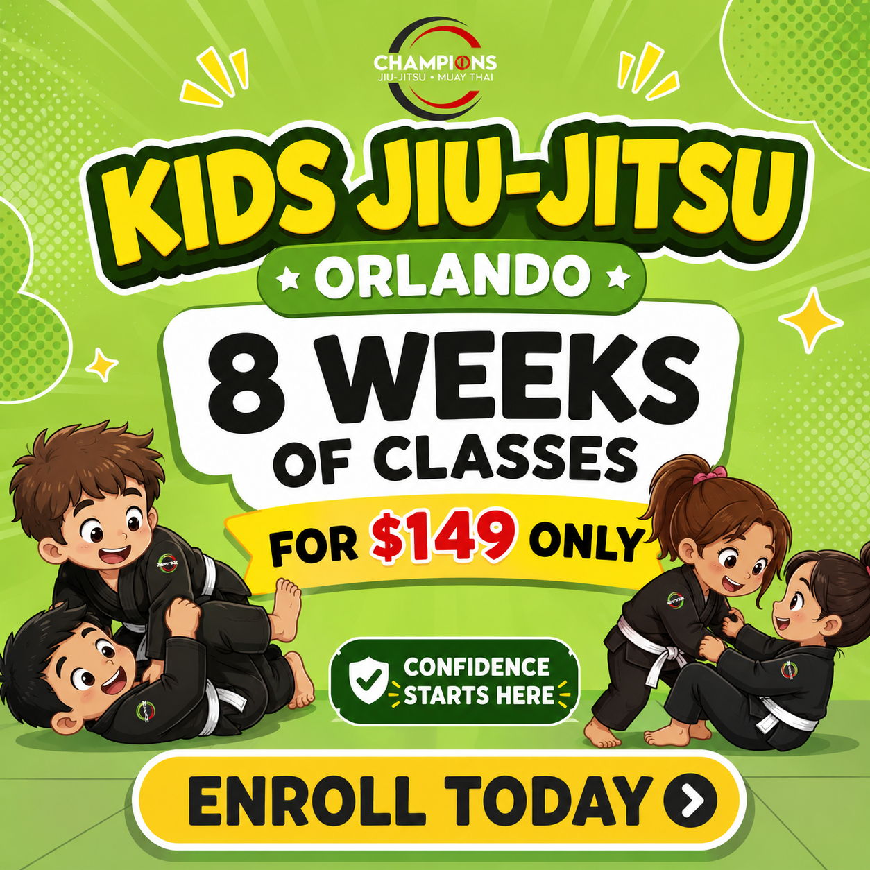 Champions Jiu Jitsu & Muay Thai Facebook ad