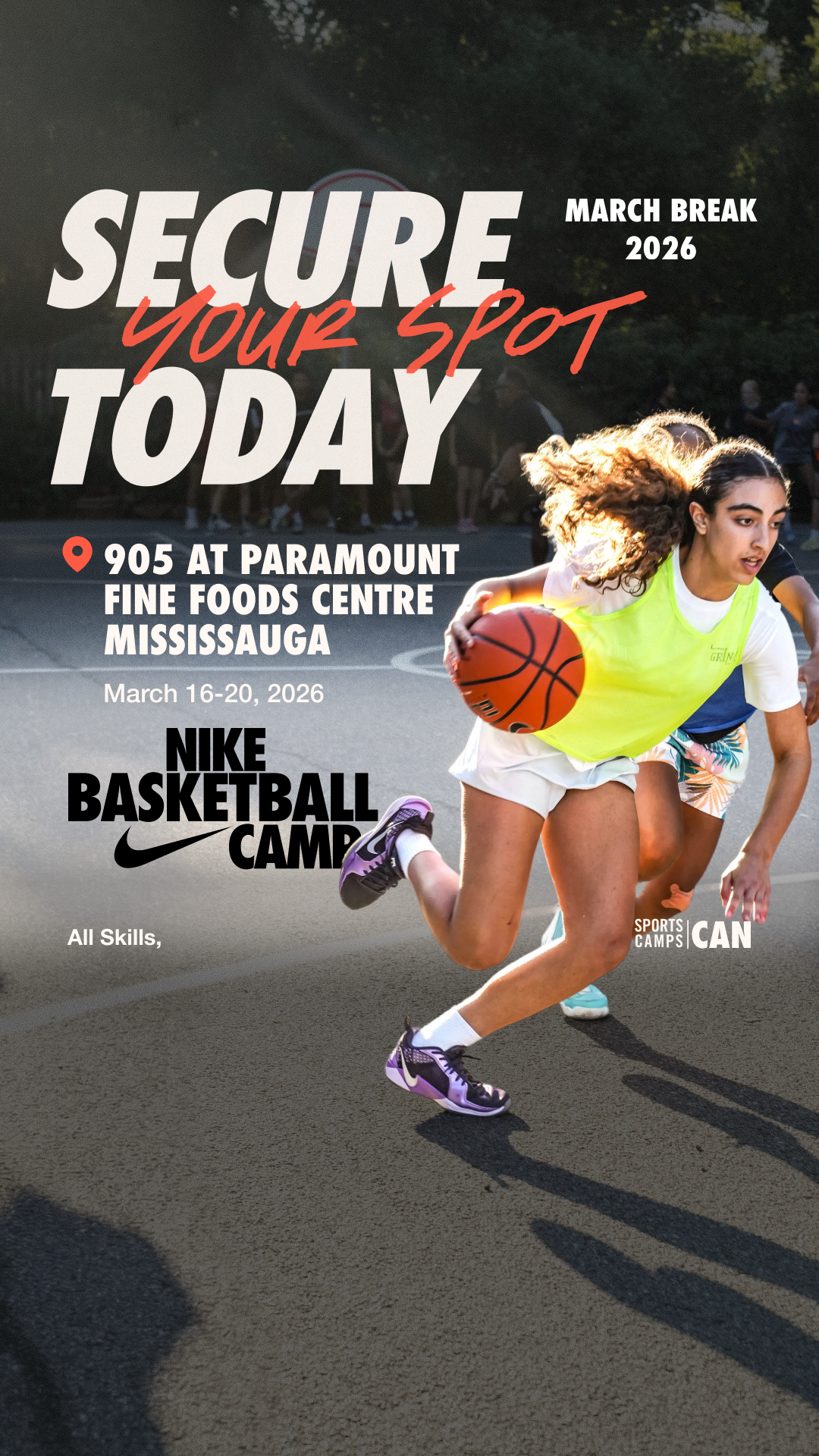 Nike Sports Camps Canada Facebook ad