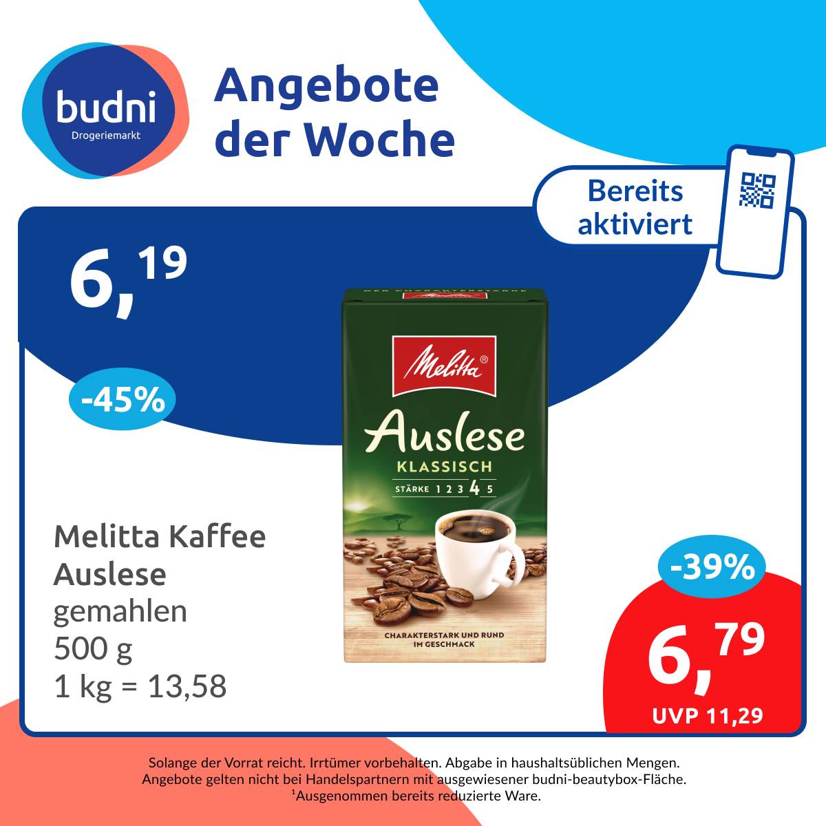 budni Facebook ad: angebote der woche