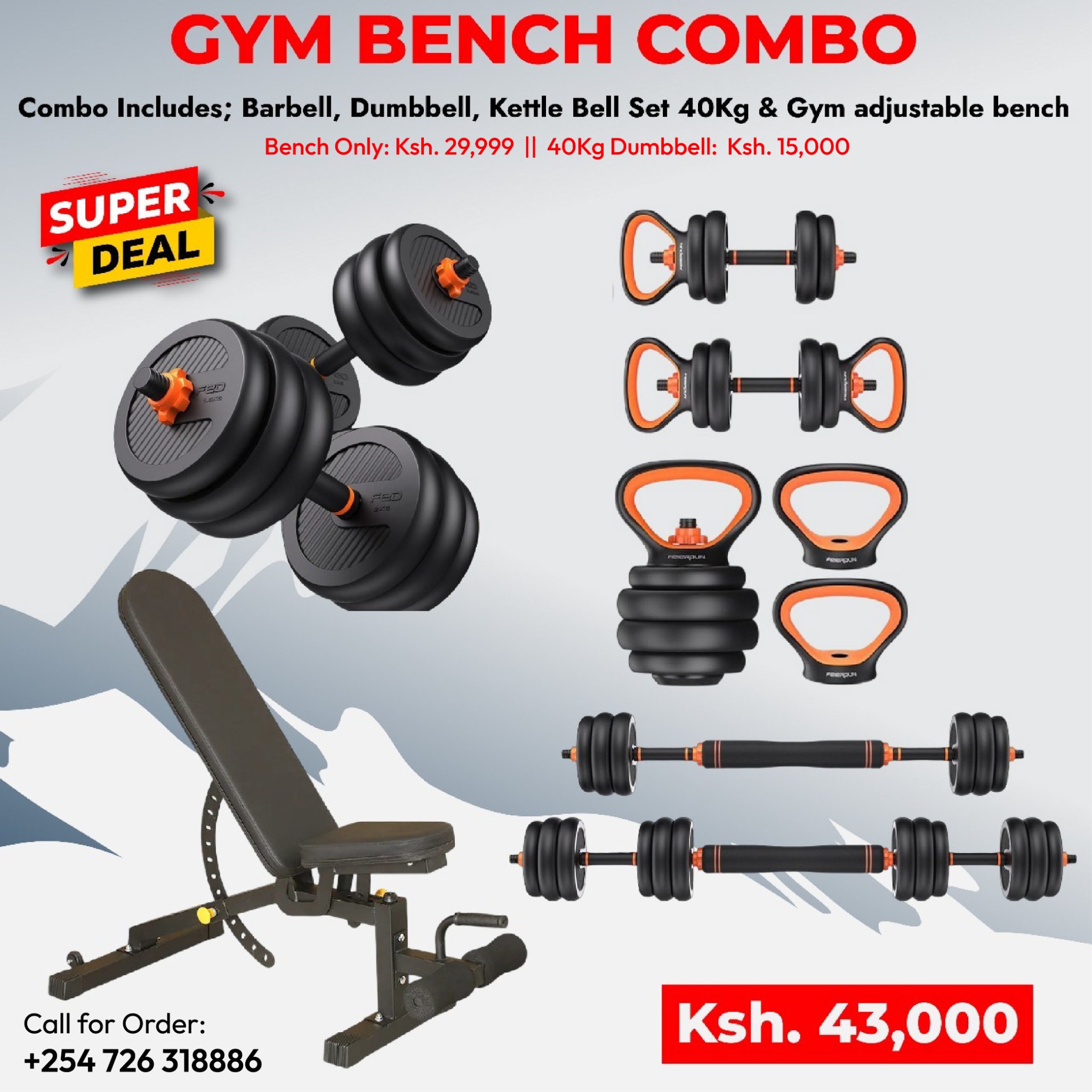 Happy_fitness_Kenya Facebook ad: Home Gym Build up from Ksh. 15,000