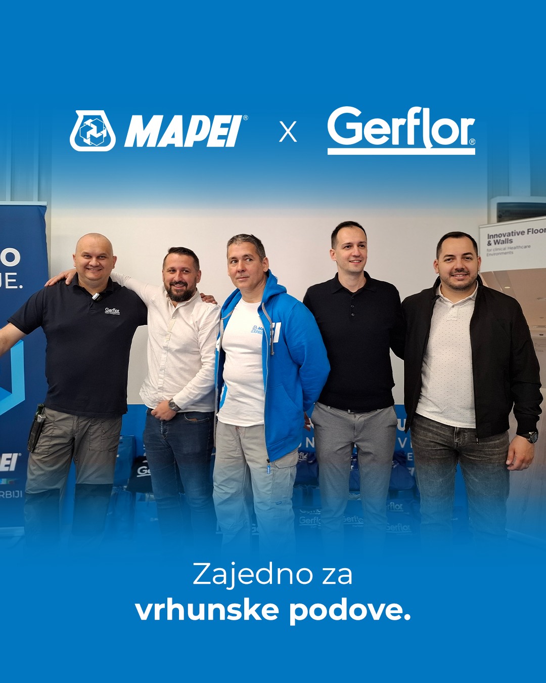 Mapei Srbija Facebook ad: Gerflor i Mapei - kombinacija koja daje pouzdane…