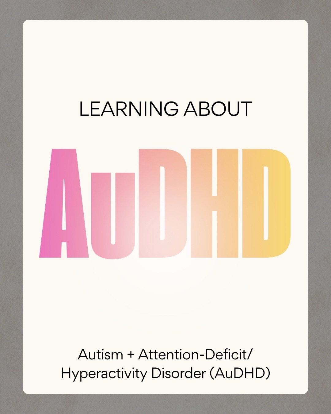 HyperResilient Facebook ad: AuDHD can be hard to understand from the…