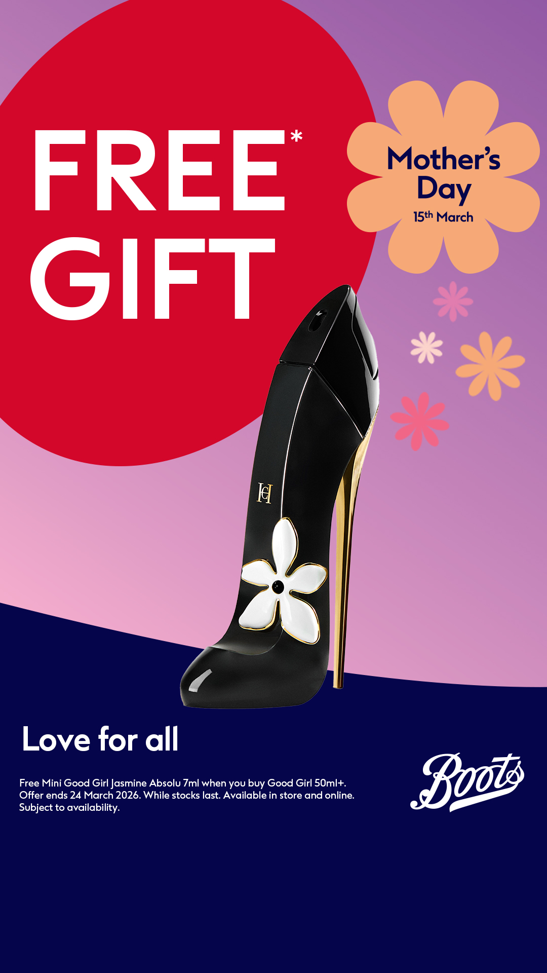Boots UK Facebook ad