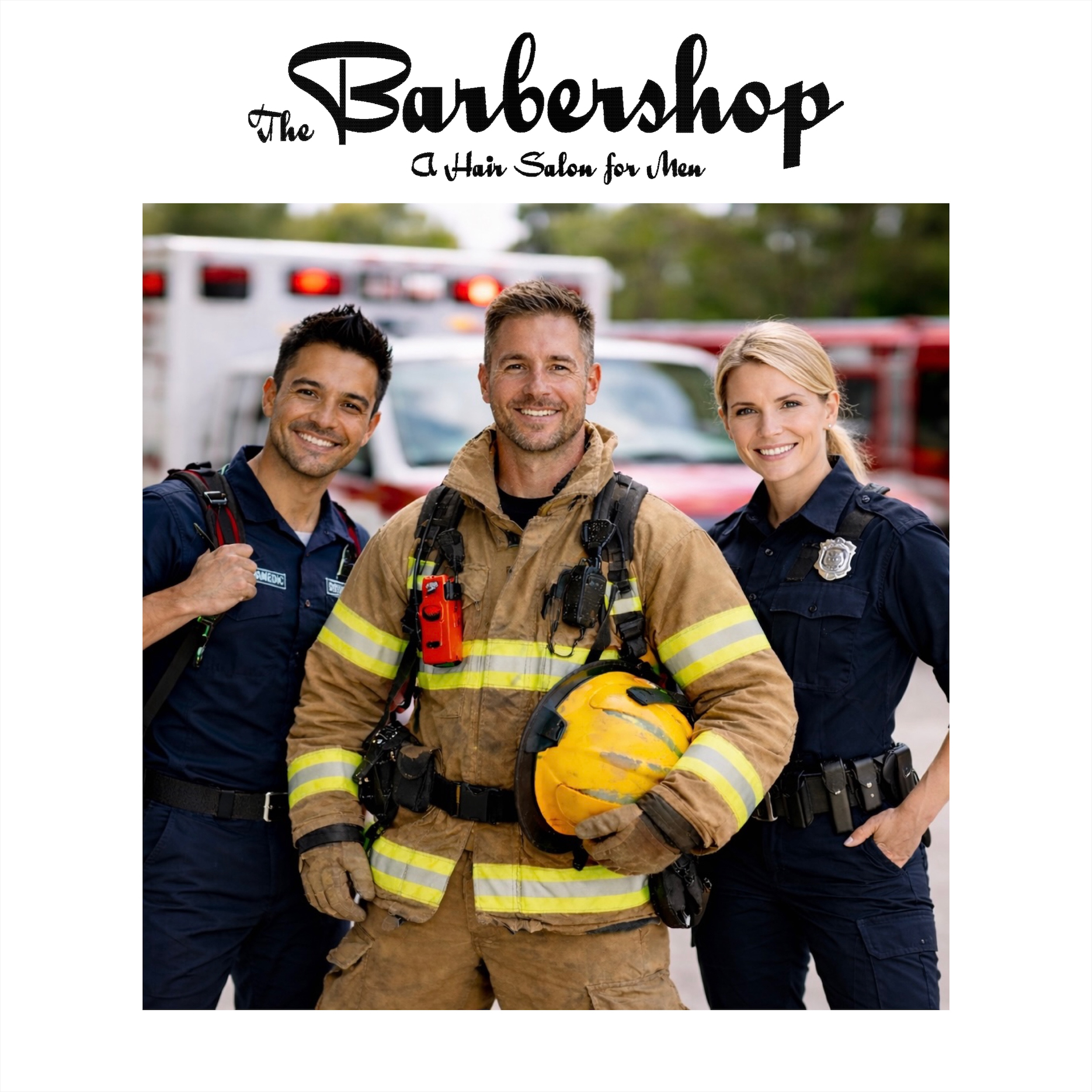 The Barbershop a Hair Salon for Men Facebook ad