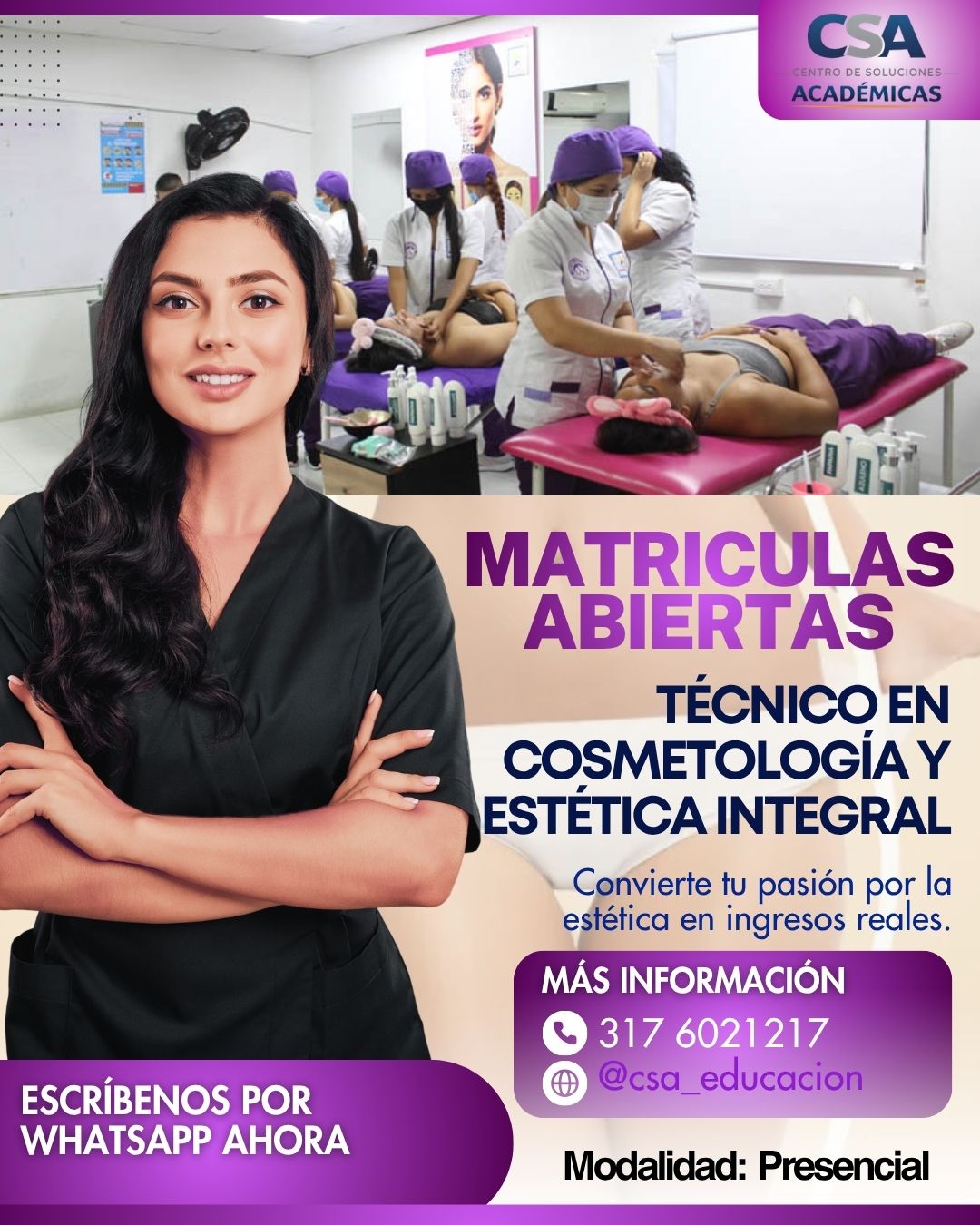 Centro De Soluciones Académicas Facebook ad: Chatea con nosotros
