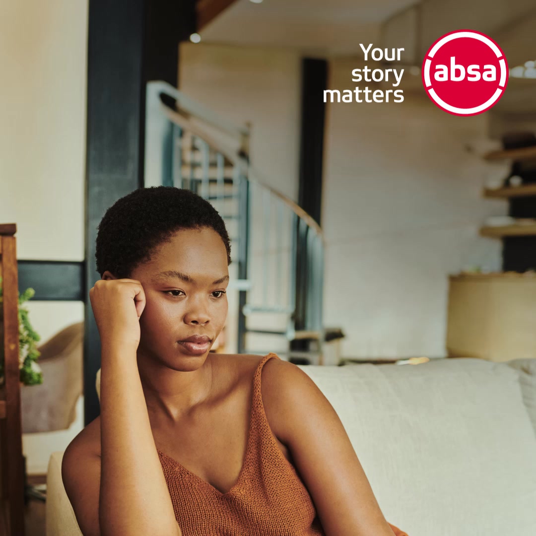 Absa South Africa Facebook ad: Some days are loud, some days are heavy…