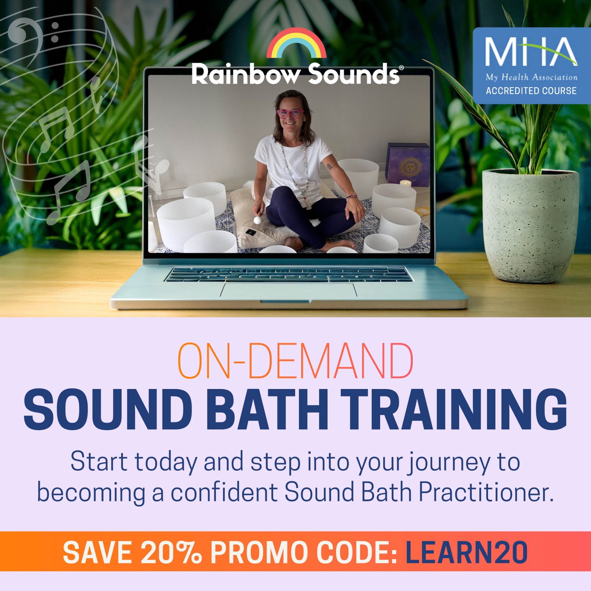 Rainbow Sounds Facebook ad
